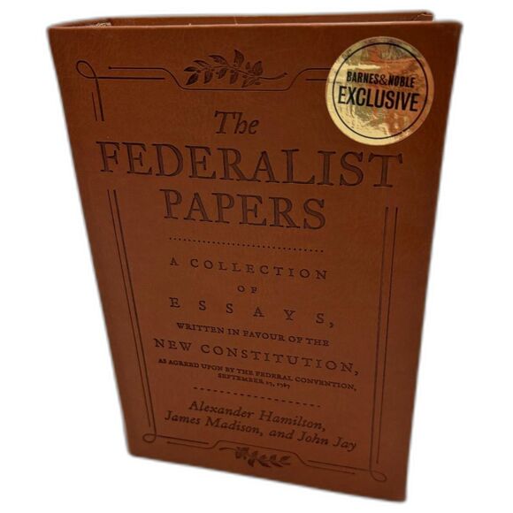 The Federalist Papers Faux Leatherback Book-New - Picture 1 of 5